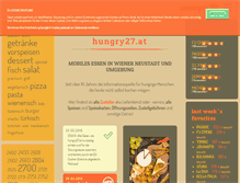 Tablet Screenshot of hungry27.at